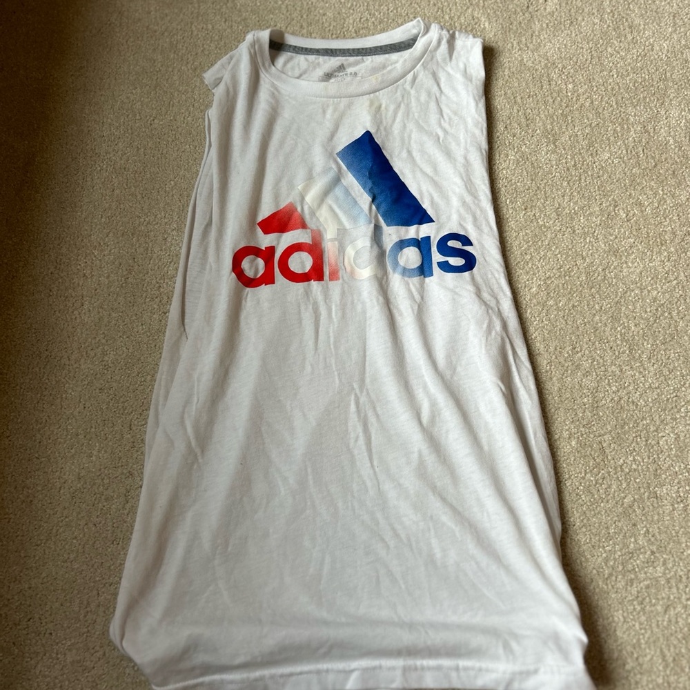Adidas Ultimate 2.0 White Tank Top